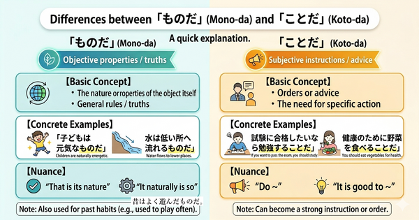What is the difference between 「ものだ」 and 「ことだ」?