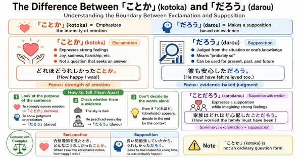 「こ, か」, 「だろう」: Key Differences