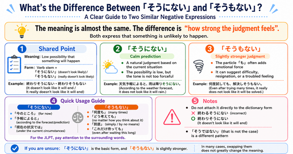 そうにない vs そうもない: Unlikely Outcomes