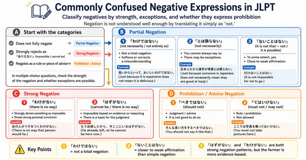 Confusing JLPT Negative Expressions