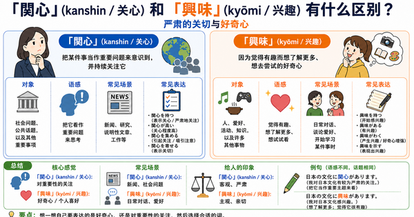 「関心」和「興味」有什么区别？认真关注与个人好奇心