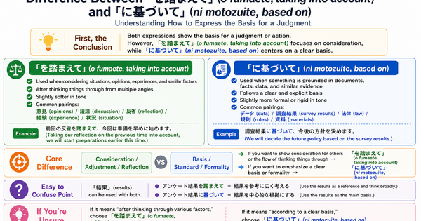 を踏まえて vs に基づいて: Key Differences