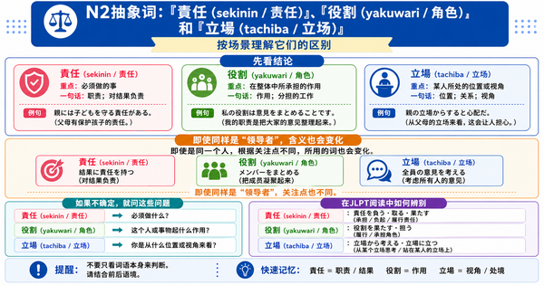 N2頻出「判断・評価・意見」の違いを整理｜読解で迷わない使い分け