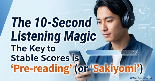 Why Your Listening Score Stalls: The 10-Second Preview Template