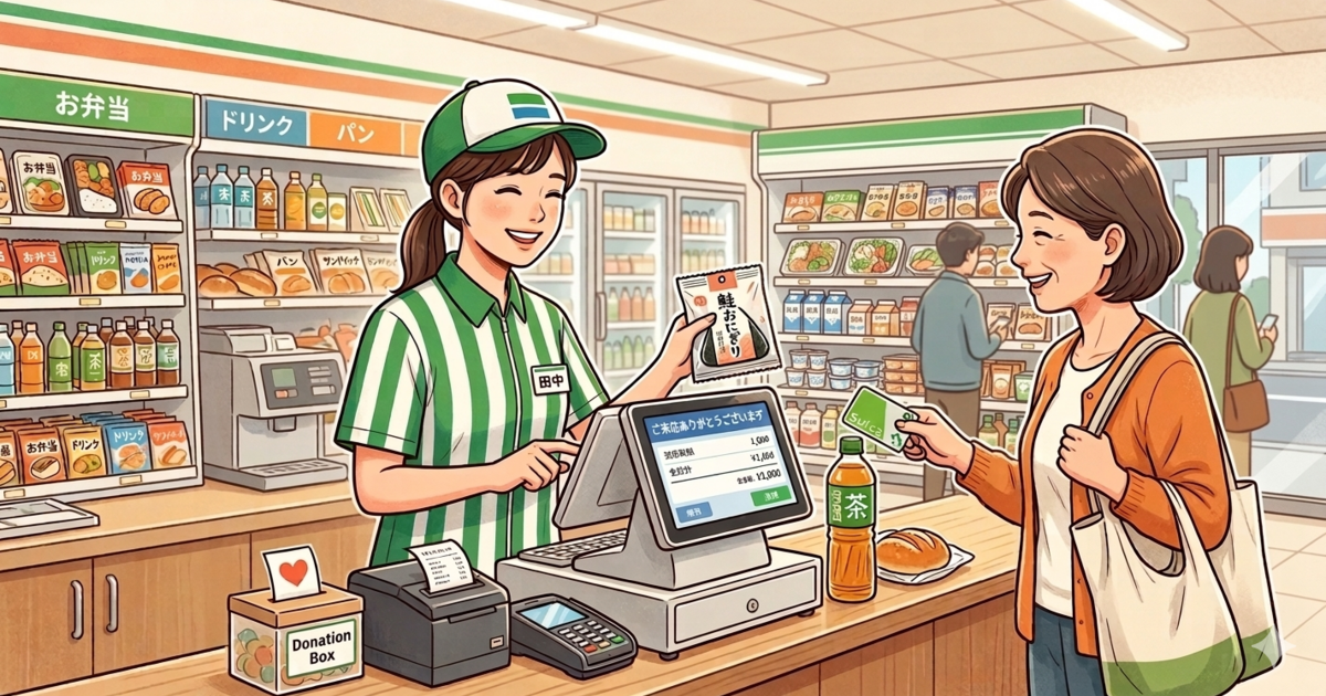 コンビニで毎日のように聞く日本語｜店内の接客表現から学ぶ「生きた日本語」